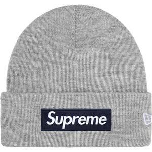 New Era® Box Logo Beanie • Heather Gray • Sold Out • Cross-Posted • Firm